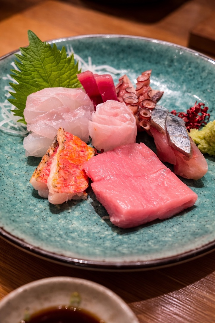 新鮮魚の刺身